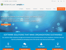 Tablet Screenshot of enablon.com