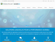 Tablet Screenshot of enablon.fr